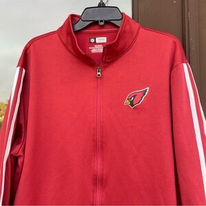 NFL Team Arizona Cardinals Red Full-Zip Jacket XL